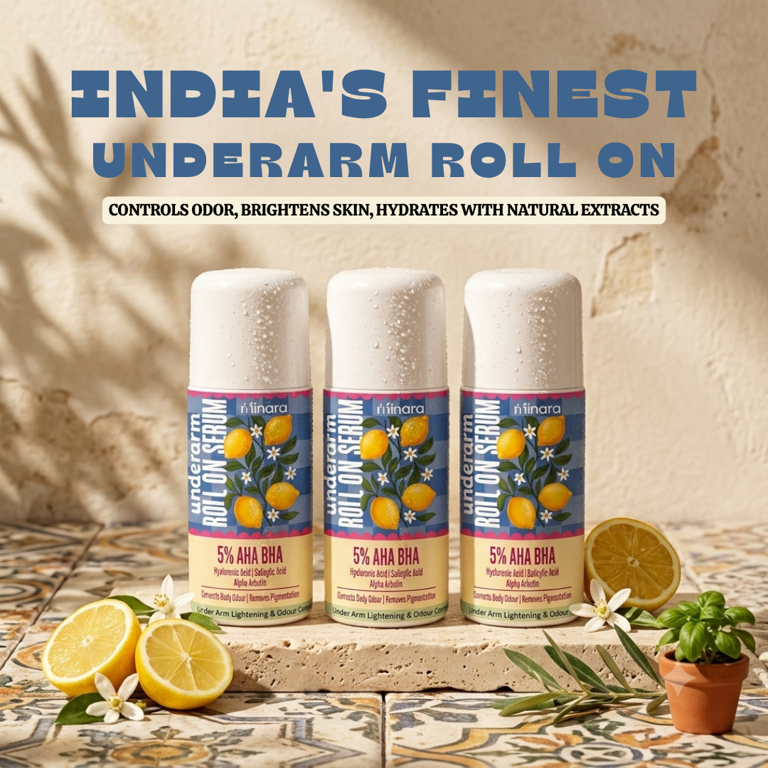 MINARA Bright Glow Underarm Roll-On | Reduces Pigmentation & Tan