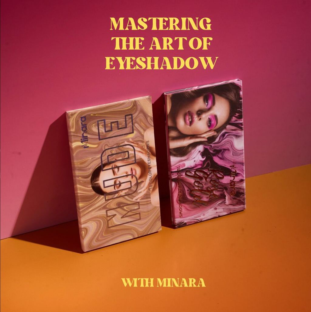 MINARA Long Lasting Eyeshadow Palette - 36 g - Nude+ Rose Gold